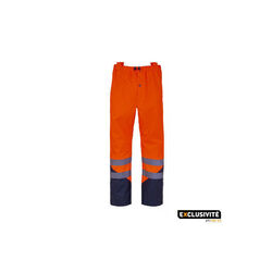 PANTALON DE PLUIE HAUTE VISIBILTE KITA ORANGE