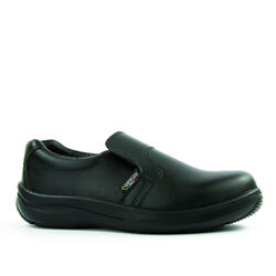 Mocassins de s&eacute;curit&eacute; femme EBANITE S2 SRA NOIR Tours
