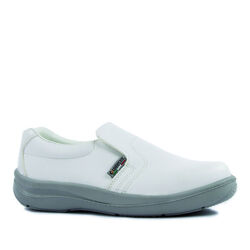 Mocassins de s&eacute;curit&eacute; femme STELLA S2 SRA BLANC Tours